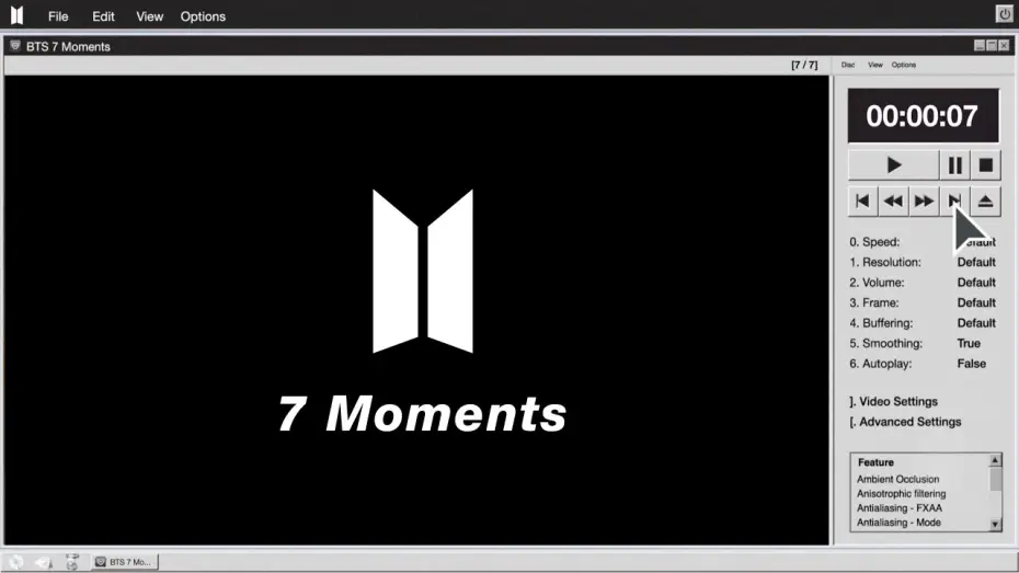 Video for the series BTS 7 Moments — [PREVIEW] BTS (방탄소년단) '7 Moments' SPOT