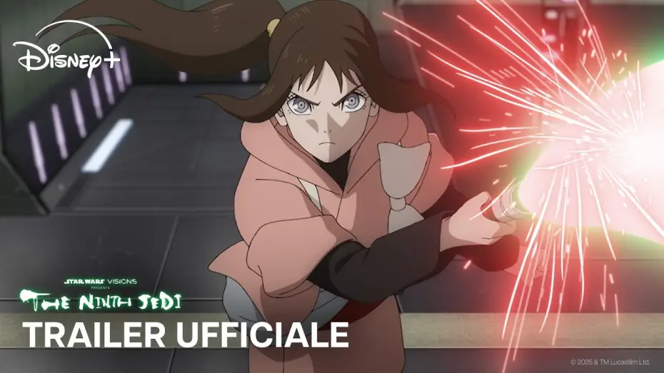 Видео к сериалу Star Wars: Visions Presents - The Ninth Jedi — Star Wars: Visions Presenta - The Ninth Jedi | Trailer Ufficiale | Dal 5 Agosto su Disney+