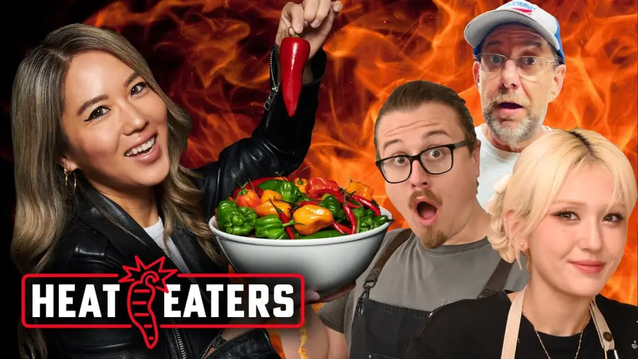 Video for the series Heat Eaters — Esther Choi’s Quest to Eat the World’s Spiciest Foods | Heat Eaters
