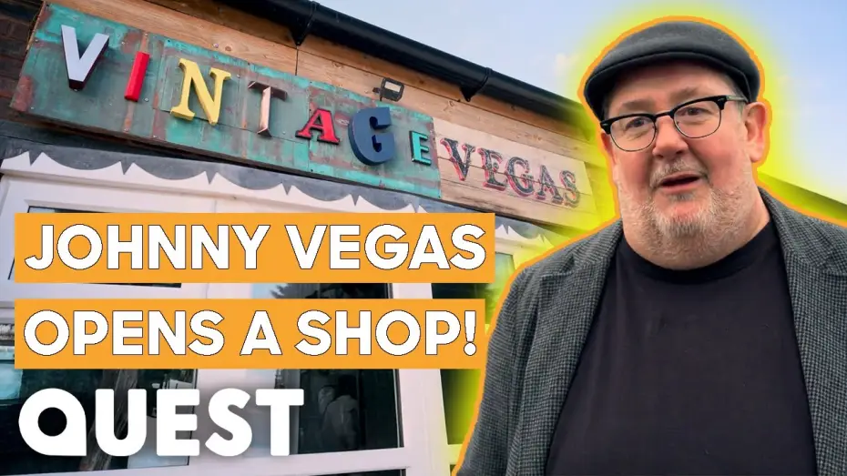 Video for the series Johnny Vegas' Little Shop of Antiques — Johnny Vegas Opens Vintage Vegas Antiques Shop! | Johnny Vegas' Little Shop Of Antiques