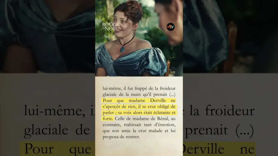 Video for the series Le Rouge et le Noir — Le Rouge et le Noir : série vs. livre #onregardequoi