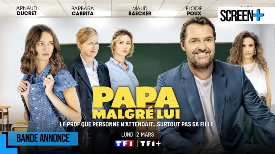 Video for the series Papa malgré lui — Papa malgré lui sur TF1