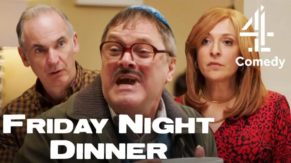 Video for the series Friday Night Dinner — Jim HATES Auntie Val's Rice Pudding?! | Friday Night Dinner Series 6