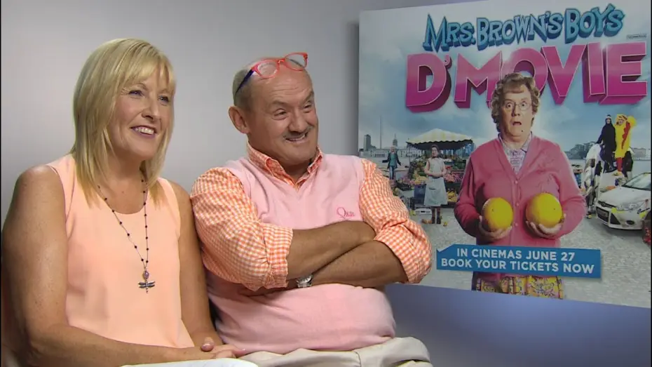 Video for the series Mrs Brown's Boys — Mrs Browns Boys D'Movie - Brendan O'Carroll & Jennifer Gibney Interview