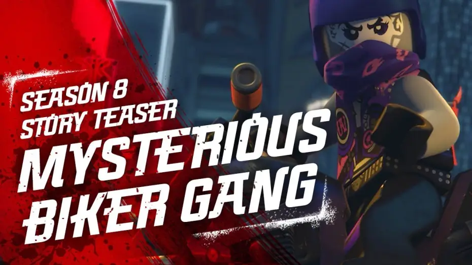 Video for the series Ninjago: Masters of Spinjitzu — Mysterious Biker Gang - LEGO NINJAGO - Sons of Garmadon Season 8 Teaser
