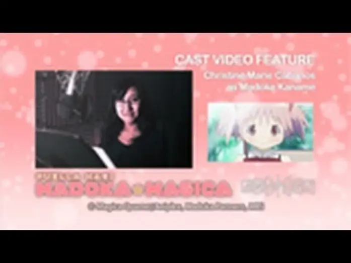 Видео к сериалу Puella Magi Madoka Magica — English Cast Video: Madoka Kaname