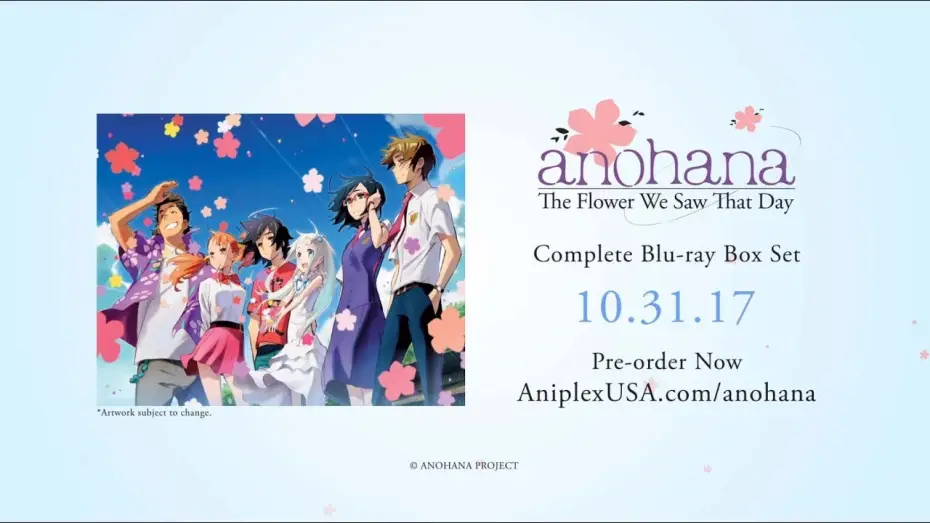 Видео к сериалу Anohana: The Flower We Saw That Day — anohana - The Flower We Saw That Day - TV Series English Dub Trailer
