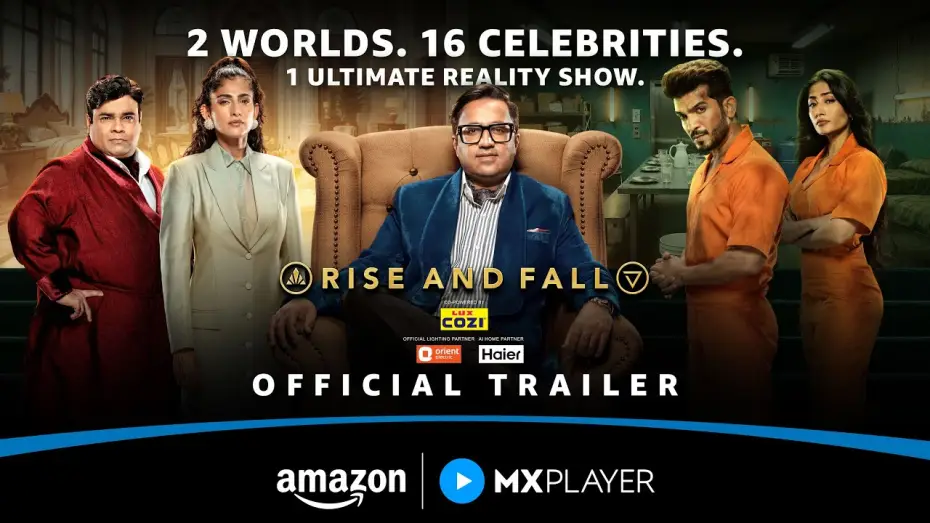 Video for the series Rise and Fall — Rise And Fall Official Trailer | Ashneer Grover, Arjun Bijlani & Kubbra Sait | Amazon MX Player