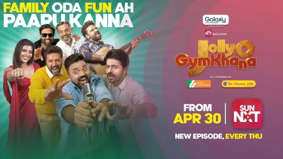 Video for the series Jolly O Gymkhana — Jolly O GymKhana — Official Promo | Sun NXT Exclusive | Celebrity Talk Show | Premieres April 30