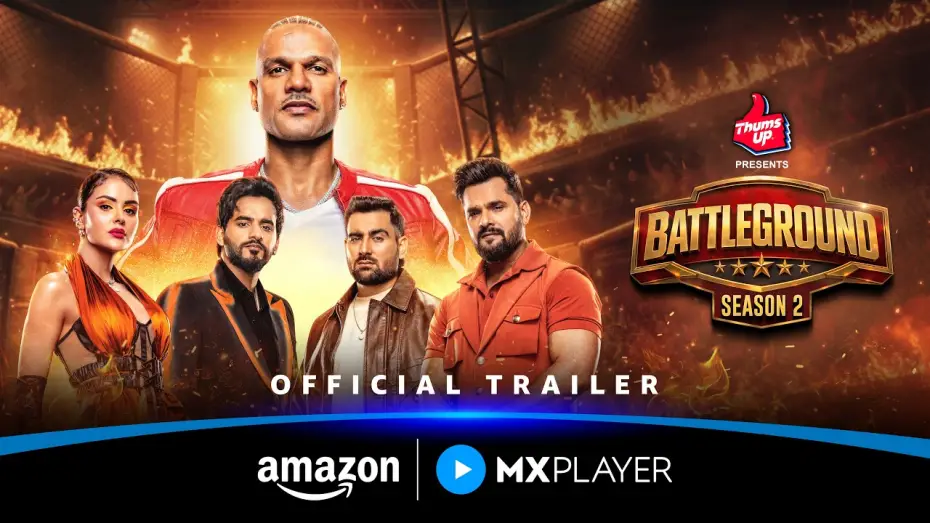 Video for the series Battleground — Battleground S2 - Official Trailer | Shikhar Dhawan, Khesari Lal, Fukra Insaan, Priyanka, Rahul