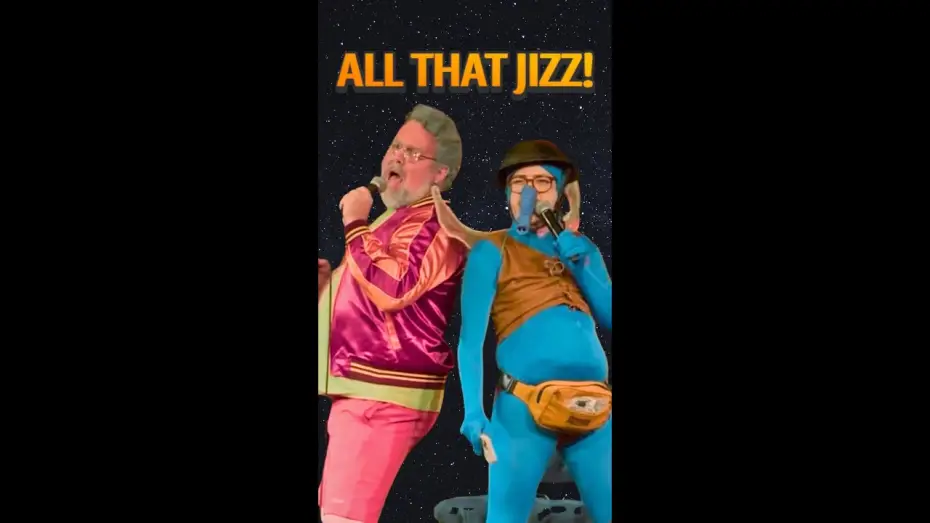 Видео к сериалу The George Lucas Talk Show: Live — Retired Filmmaker George Lucas and Watto sing ALL THAT JIZZ
