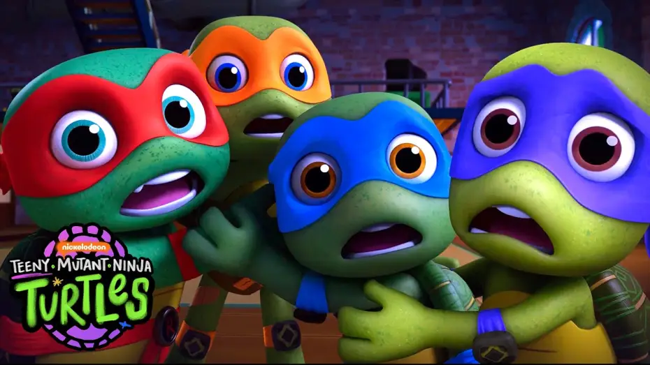 Video for the series Teeny Mutant Ninja Turtles — TEENY MUTANT NINJA TURTLES | Episode 4: The Haunted Dojo 👻 ft. April O'Neil | Full Episode