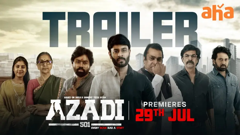 Video for the series Azadi 501 — Azadi 501 Web Series Trailer | Harsha Vardhan | Geetha Bhascker |Teja |Premieres On 29th July On Aha