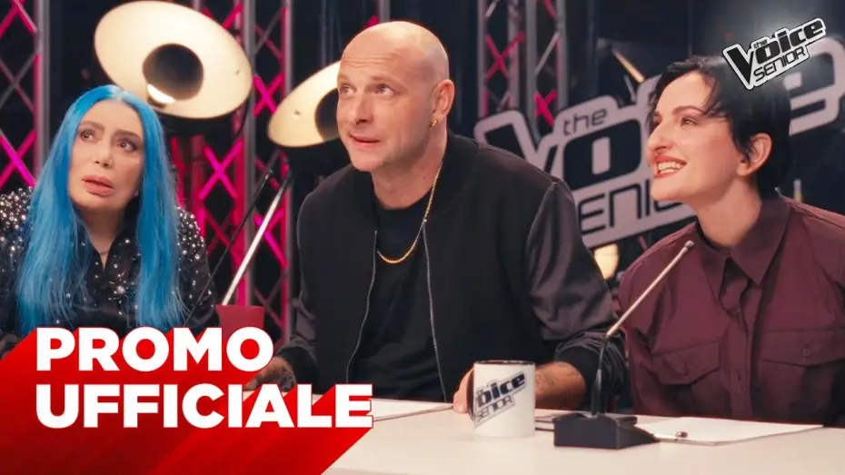 Video for the series The Voice Senior (Italia) — Rocco Hunt e Nek sono i nuovi coach di The Voice Senior