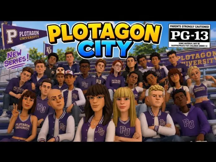 Video for the series Plotagon City — Plotagon City Season 1 Episode 1: Out of Control