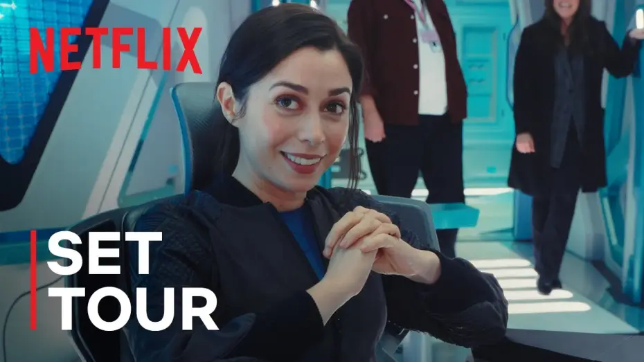 Video for the series Black Mirror — Black Mirror: Season 7 | USS Callister: Into Infinity - Cast Set Tour | Netflix