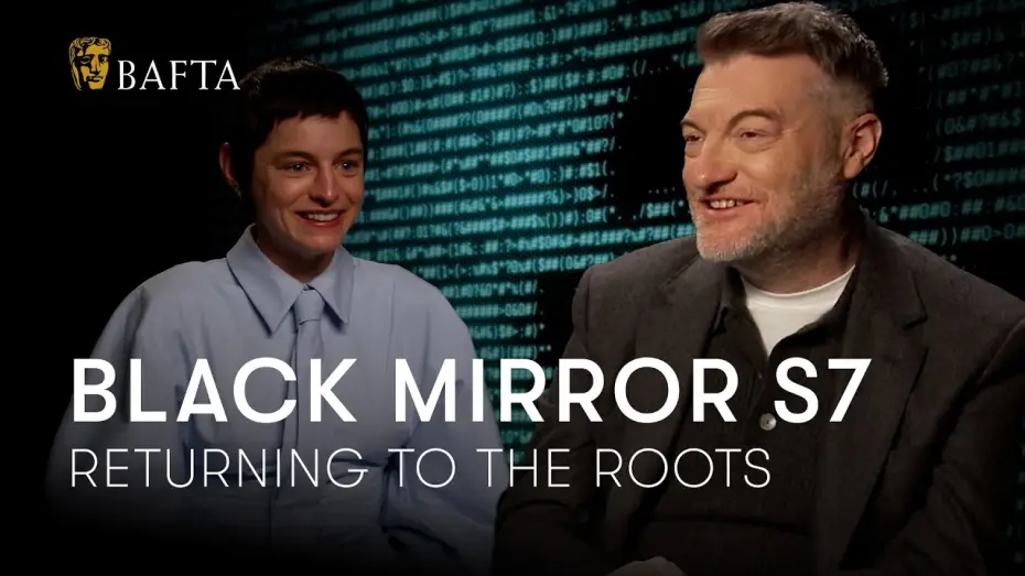 Video for the series Black Mirror — Is Charlie Brooker secretly in Black Mirror's Season 7 episode Plaything? Maybe... | BAFTA