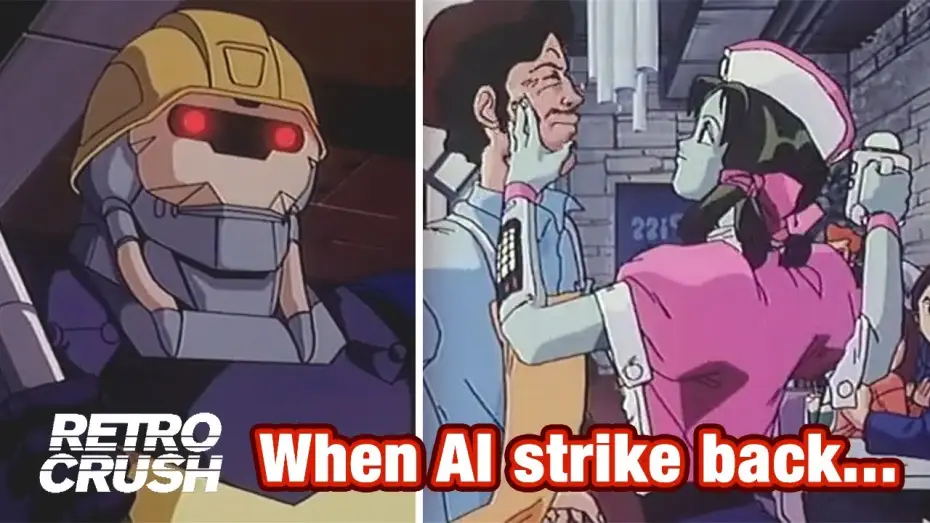 Видео к сериалу Bubblegum Crisis — When Artificial Intelligence is so done with humanity (TERRIFYING) | Bubblegum Crash (1991)