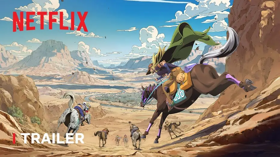 Видео к сериалу JoJo's Bizarre Adventure — STEEL BALL RUN JoJo’s Bizarre Adventure Trailer [Subtitled]