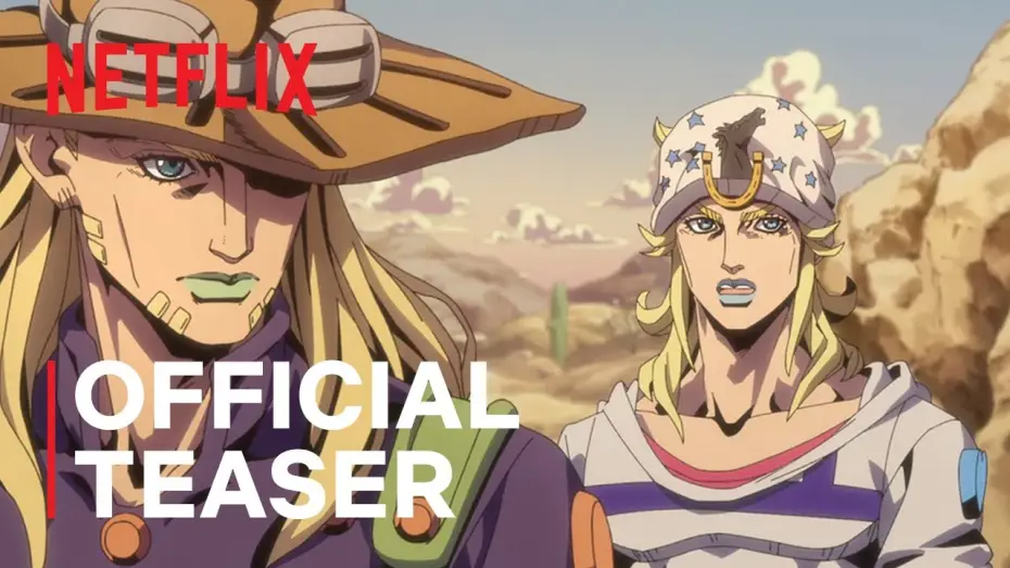 Видео к сериалу JoJo's Bizarre Adventure — STEEL BALL RUN JoJo's Bizarre Adventure 2nd STAGE Official Teaser [Subtitled]