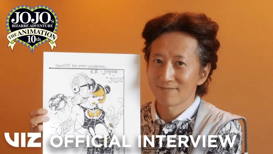Видео к сериалу JoJo's Bizarre Adventure — Araki Sensei's Special Anniversary Message - JoJo's Bizarre Adventure, Part 6 -- Stone Ocean [Subtitled]