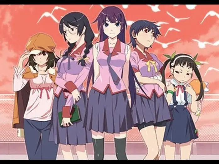 Видео к сериалу Monogatari — Bakemonogatari Trailer