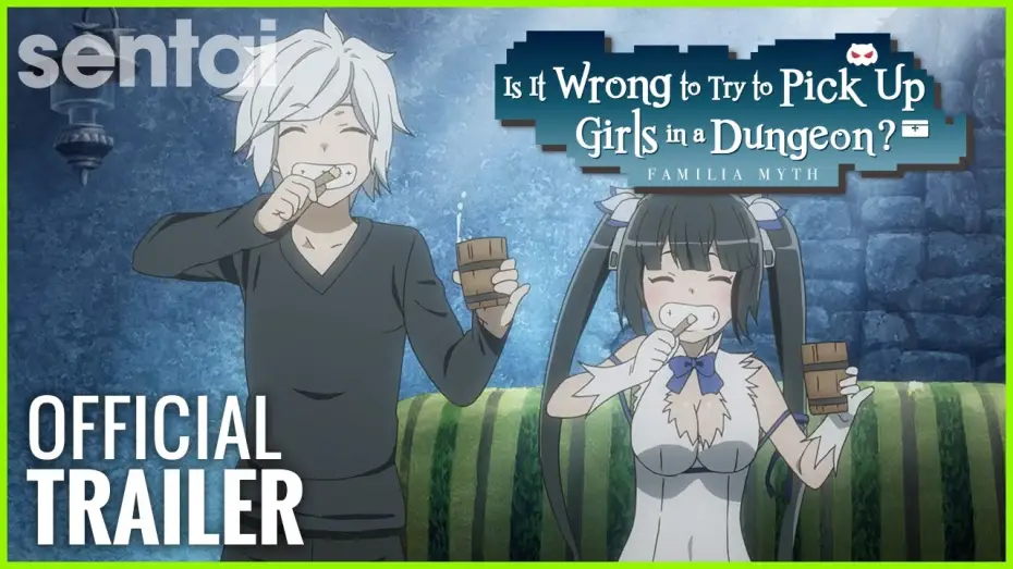 Video for the series Is It Wrong to Try to Pick Up Girls in a Dungeon? — Official Trailer
