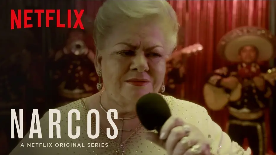Video for the series Narcos — Narcos | Clip: Paquita la del Barrio Sings to Pablo Escobar | Netflix