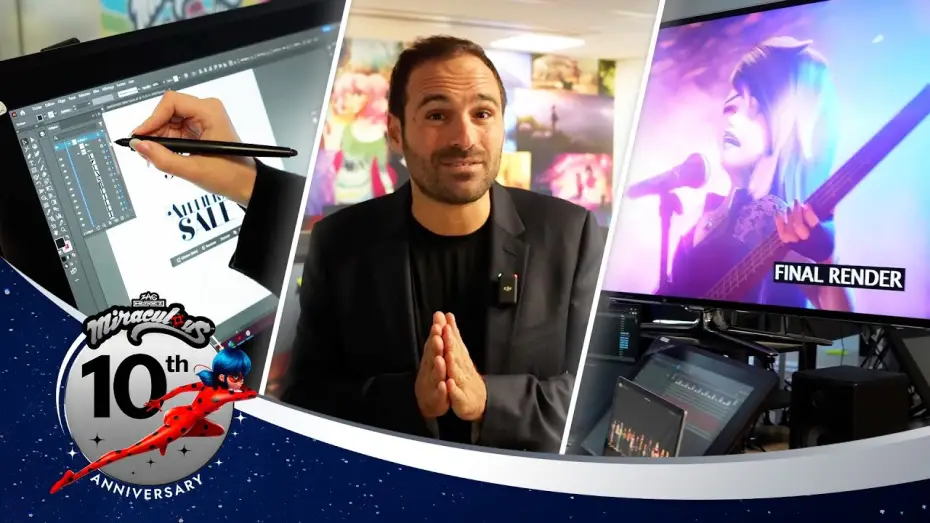Video for the series Miraculous: Tales of Ladybug & Cat Noir — Studio Tour