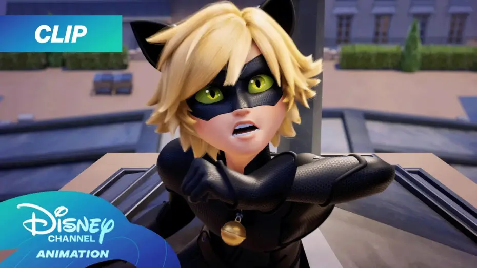 Video for the series Miraculous: Tales of Ladybug & Cat Noir — Ladybug & Cat Noir vs. a Larger-Than-Life Villain! | Miraculous Ladybug |@disneychannelanimation ​