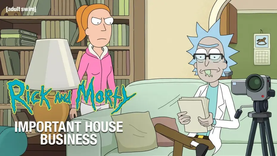 Видео к сериалу Rick and Morty — Rick and Morty Returns In 2025 - Important House Business
