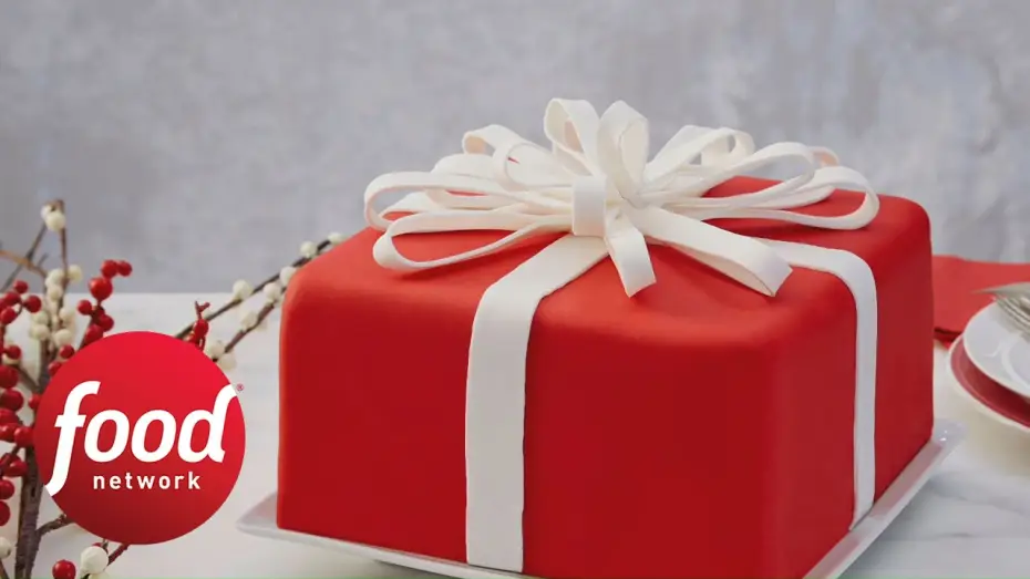 Video for the series Holiday Baking Championship — Take a Bow Cake | Holiday Baking Championship | Food Network
