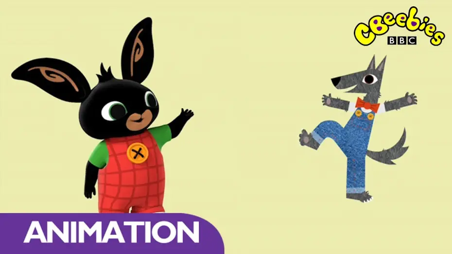 Video for the series Bing — Bing: Bing Thing - Big Bad Wolf Game - CBeebies