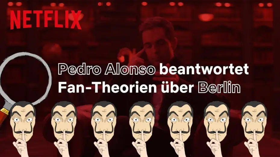 Video for the series Money Heist — Haus des Geldes | Pedro Alonso (aka Berlin) beantwortet Fragen über Berlin
