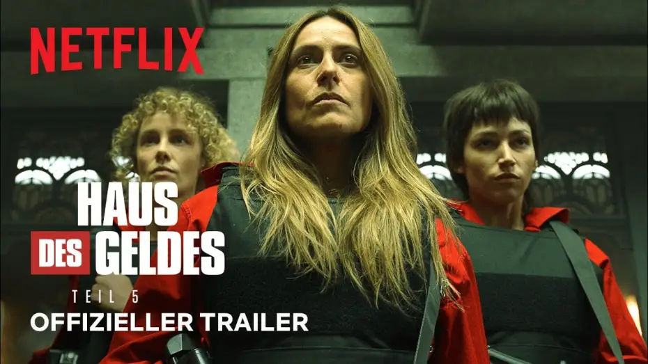 Video for the series Money Heist — Haus des Geldes: Teil 5 – Ausgabe 1 | Offizieller Trailer | Netflix