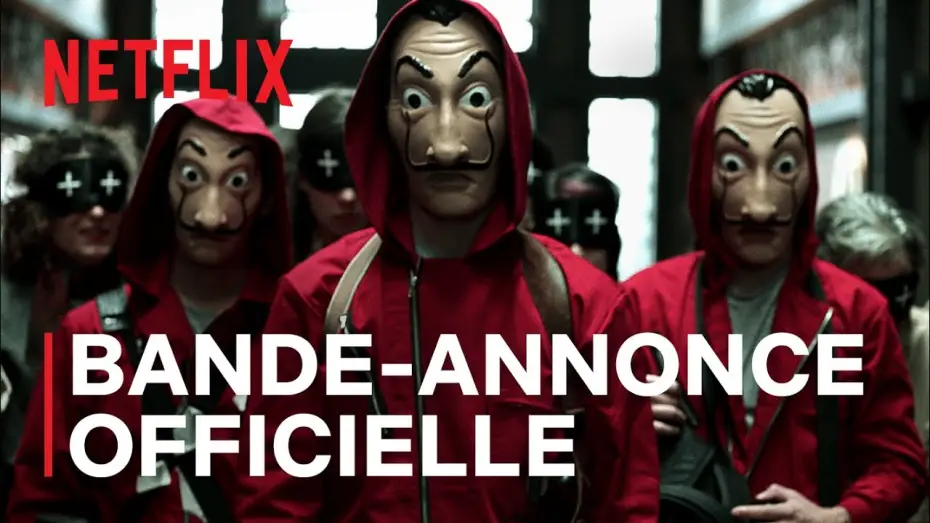 Video for the series Money Heist — La casa de papel | Bande-annonce de la série VF | Netflix France