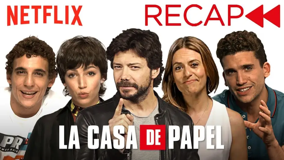 Video for the series Money Heist — La Casa De Papel (Money Heist) Cast Recaps Seasons 1 & 2 | Netflix