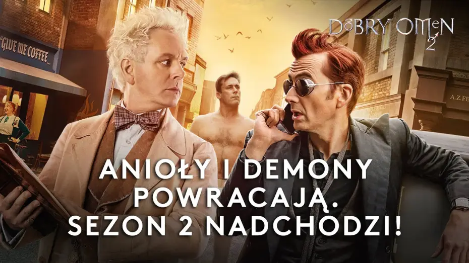 Video for the series Good Omens — Dobry Omen sezon 2 | Oficjalny zwiastun | Prime Video Polska