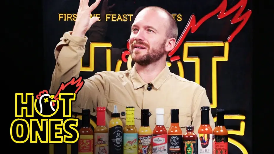 Видео к сериалу Hot Ones — Sean Evans Reveals the Season 10 Hot Sauce Lineup | Hot Ones
