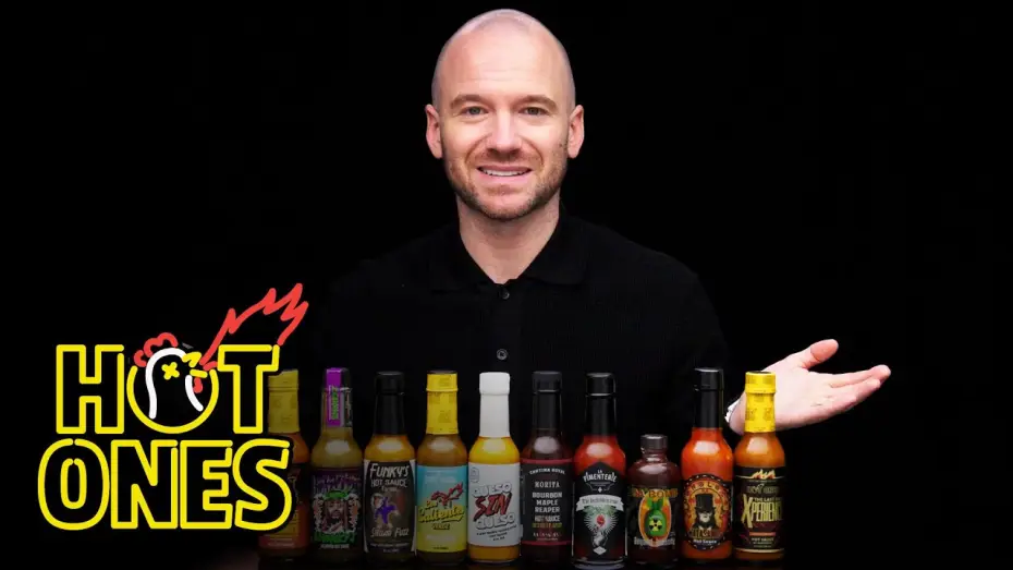 Видео к сериалу Hot Ones — Sean Evans Reveals the Season 23 Hot Sauce Lineup | Hot Ones