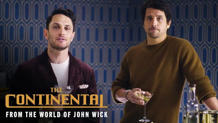 Video for the series The Continental: From the World of John Wick — 'Martini Tutorial' With Colin Woodell & Ben Robson