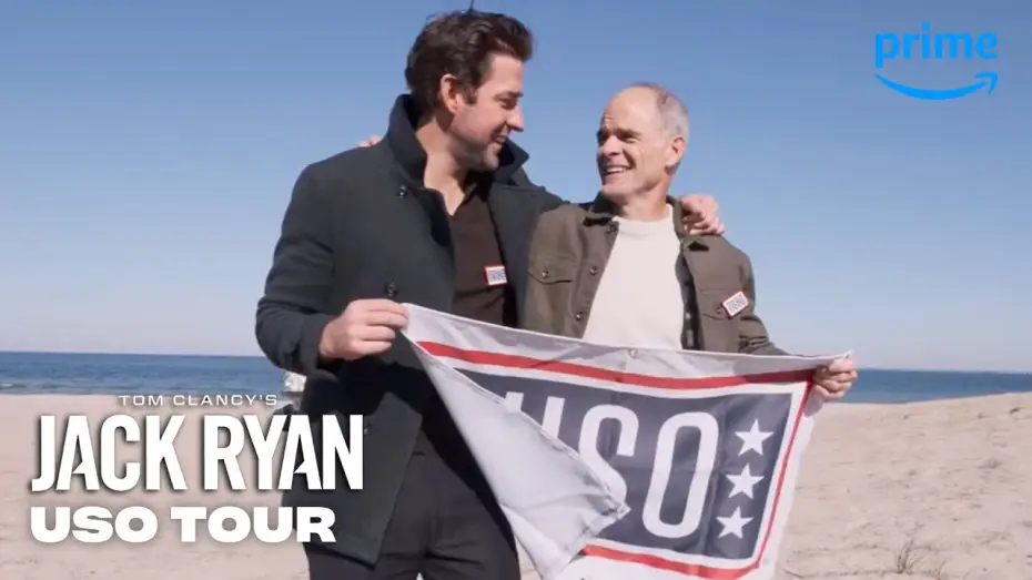 Video for the series Tom Clancy's Jack Ryan — John Krasinski and Michael Kelly USO Tour