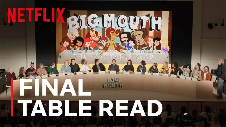 Video for the series Big Mouth — The Cast of Big Mouth's Final Table Read | Netflix
