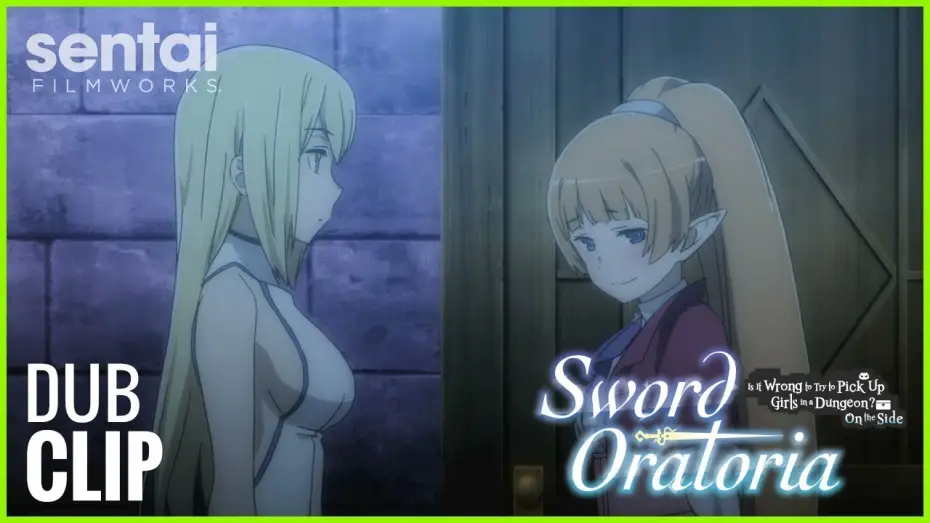Video for the series Is It Wrong to Try to Pick Up Girls in a Dungeon? On the Side: Sword Oratoria — Sword Oratoria - Official Dub Clip #2