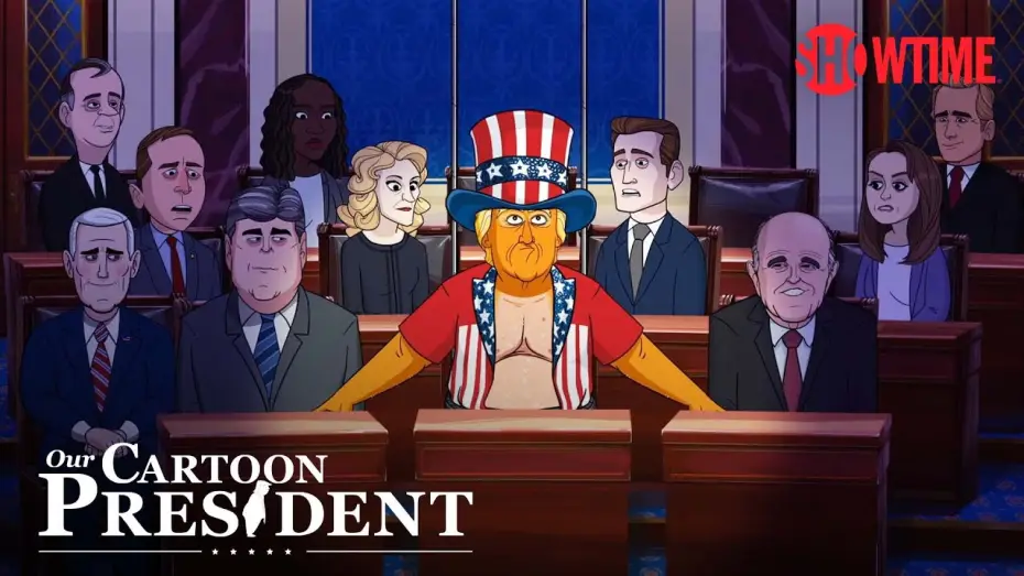 Video for the series Our Cartoon President — Our Cartoon President Season 3 (2020) Teaser Trailer | Stephen Colbert SHOWTIME Series
