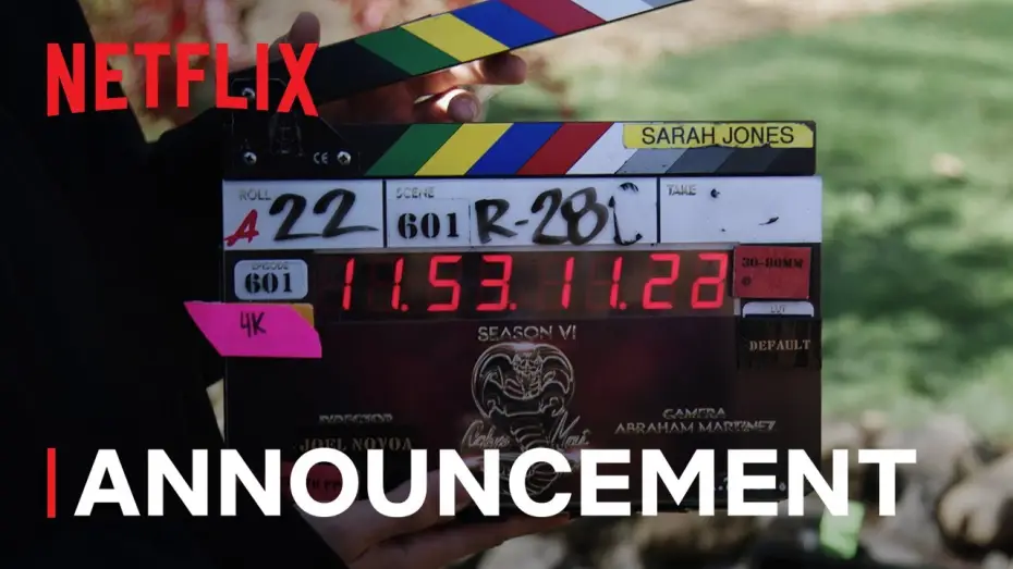 Video for the series Cobra Kai — Season 6  Production Announce - We're Back!