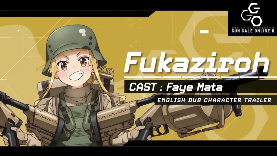 Video for the series Sword Art Online Alternative: Gun Gale Online — Gun Gale Online II English Dub Character Trailer (Fukaziroh)