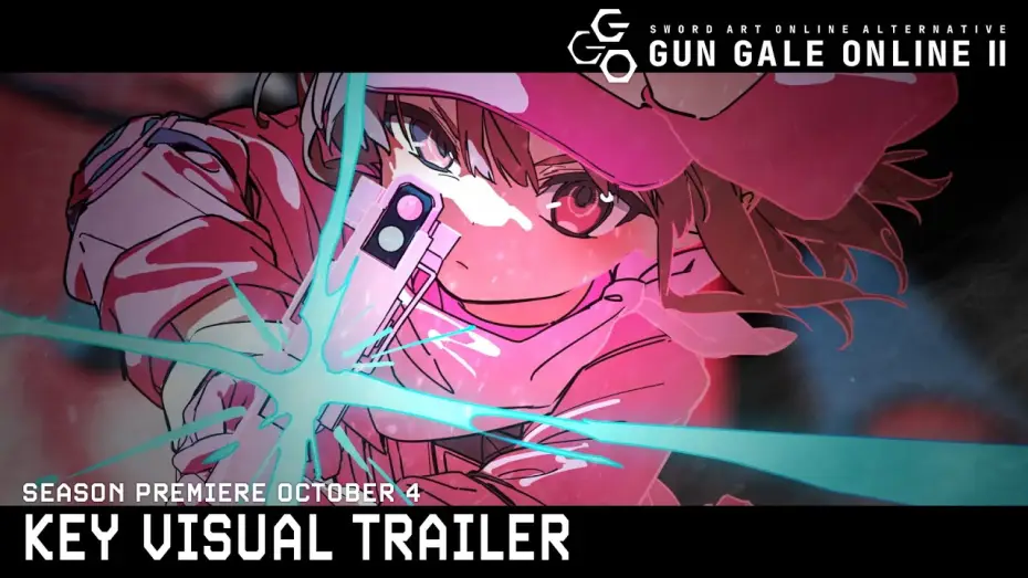 Video for the series Sword Art Online Alternative: Gun Gale Online — Gun Gale Online II Key Visual Trailer