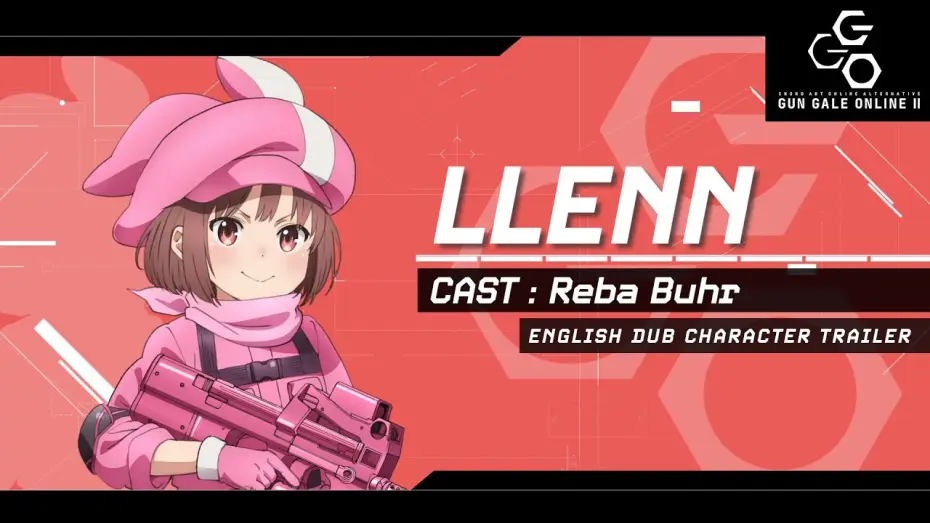 Video for the series Sword Art Online Alternative: Gun Gale Online — Gun Gale Online II English Dub Character Trailer (Llenn)