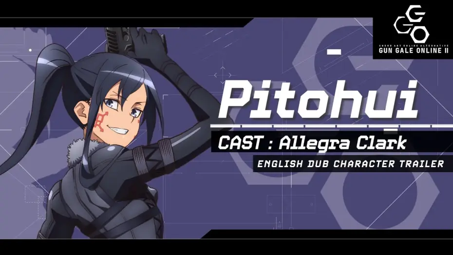 Video for the series Sword Art Online Alternative: Gun Gale Online — Gun Gale Online II English Dub Character Trailer (Pitohui)